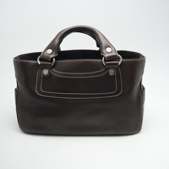 Celine Handbags - Celine Black Handbag Boogie Calf Bag